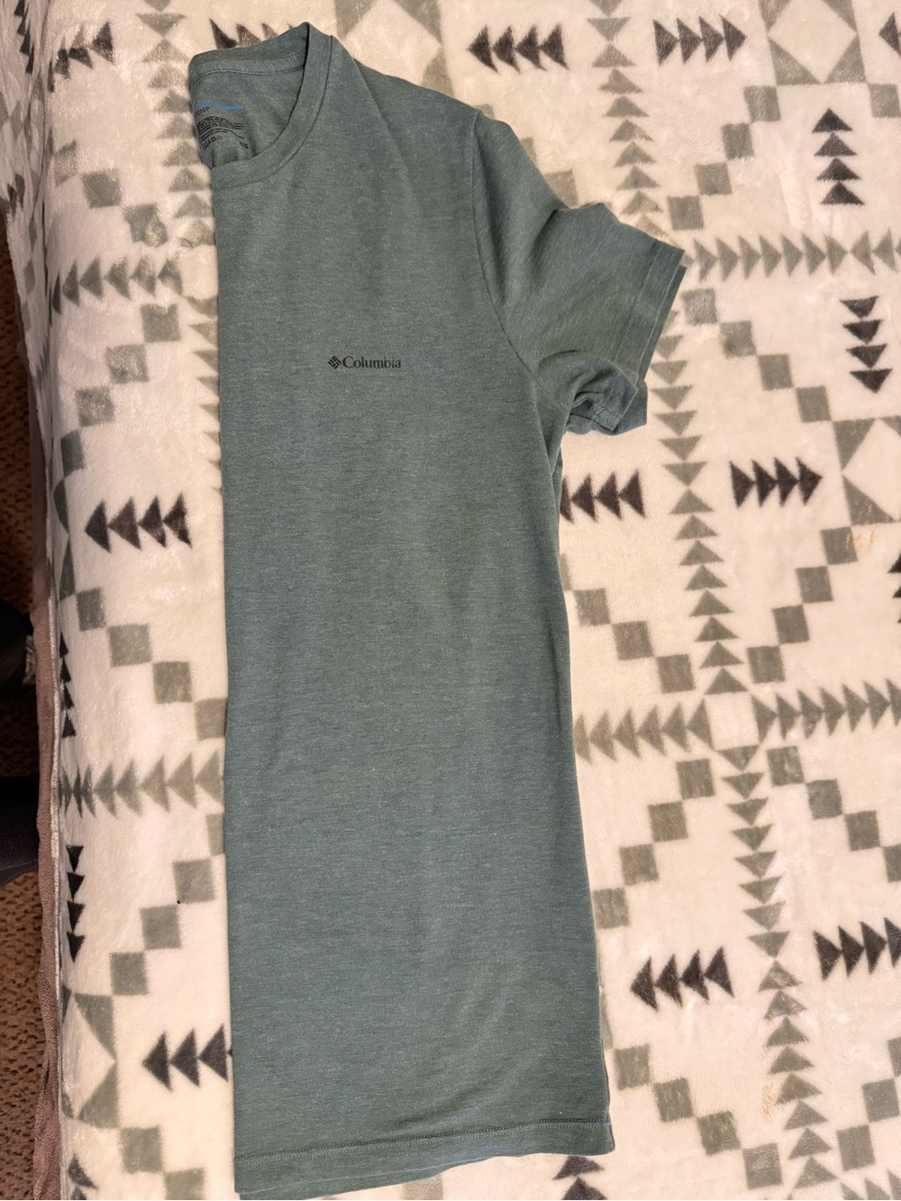 Columbia Heather Sage Green Short Sleeve Tee